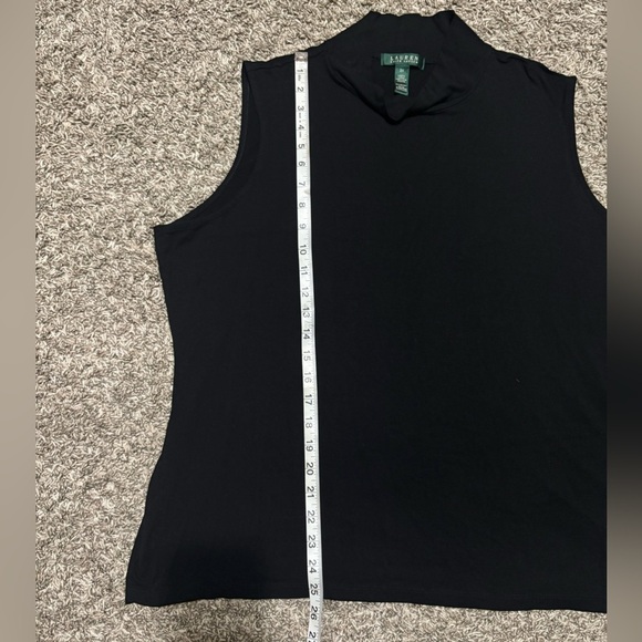 TOP of Ralph Lauren Black Sleeveless Tank Top - Picture 5 of 6
